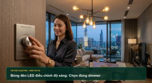 Bóng đèn LED điều chỉnh độ sáng: Chọn đúng dimmer - Tín Phát Electric