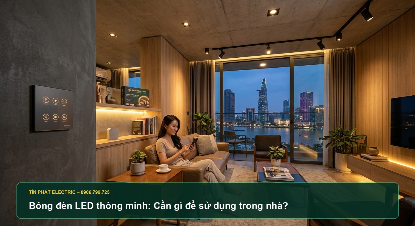 Bóng đèn LED thông minh: Cần gì để sử dụng trong nhà? - Tín Phát Electric