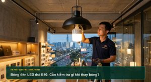 Bóng đèn LED đui E40: Cần kiểm tra gì khi thay bóng? - Tín Phát Electric