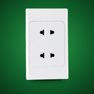 Bộ công tắc lắp nổi MPE Seri A20 A20US2N Studio Green