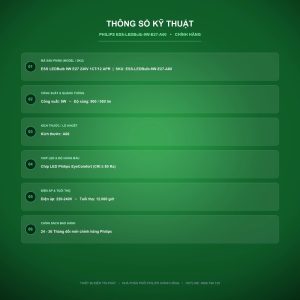 Bóng Đèn LED Bulb Philips Essential 9W E27 A60