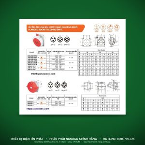 NIS435 – Cầu dao cách ly, IP44 – Nanoco - Tín Phát Electric