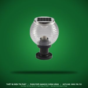 NTZ06200 – Đèn solar sân vườn 1.5W, 2 chế độ 3000K/6500K, IP65 - Nanoco - Tín Phát Electric
